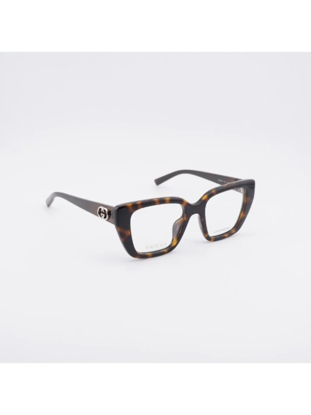 Gucci GG2028O 002 Eyeglasses Brown Havana 50mm Square Frame